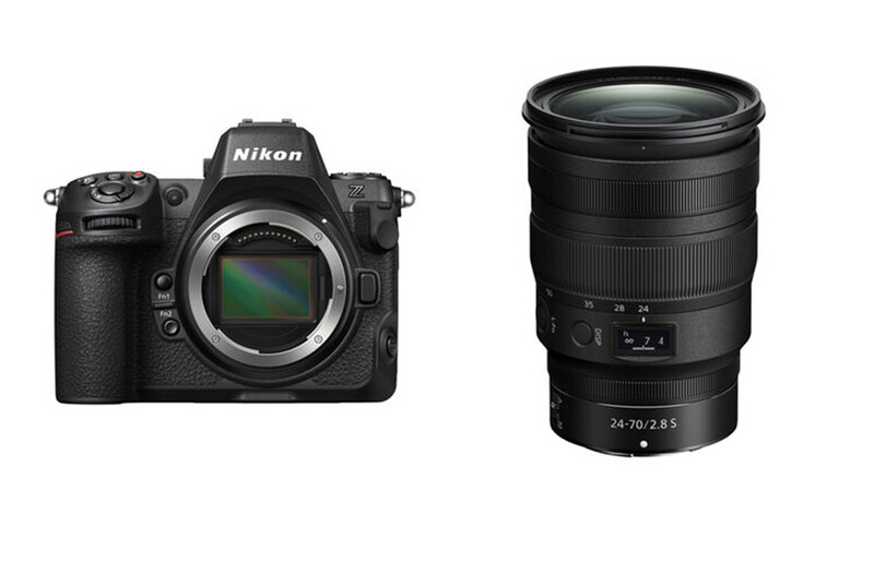 Nikon Z9 mirrorless camera body next to Nikon Z 24-70mm f/2.8 S lens