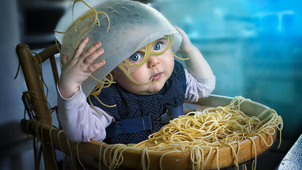 Ingenious Father of Three Uses Daughters to Create Digital Masterpieces