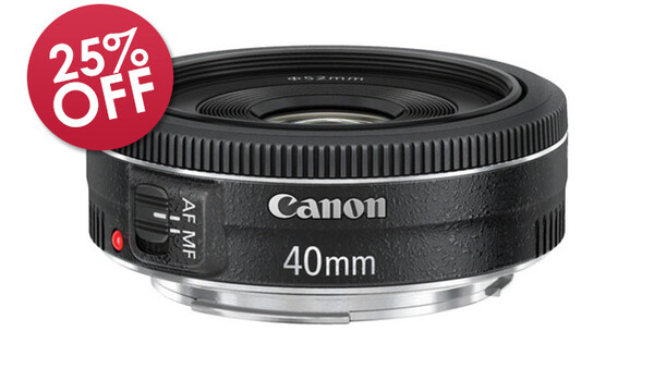 B&H Deal: 25% Off Canon EF 40mm f/2.8 Pancake Lens