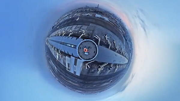 Enjoy a Gorgeous 4K View of the Dubai International Airport in This "Little Planet" Timelapse Video