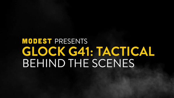 This BTS Video for Glock G41 Tactical Details an Incredible Continuous Shot from Crane to Handheld Movi