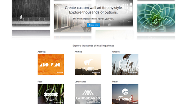 Flickr Pulls Creative Commons Images from Wall Art Service