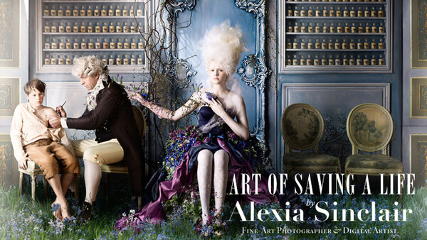 Alexia Sinclair Creates Beautiful Work for Bill and Melinda Gates Project Art of Saving a Life