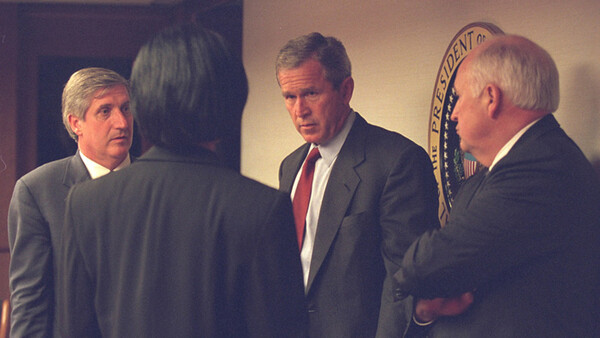 Newly Released Photos Show Reactions of President, Vice-President, to the 9/11 Attacks