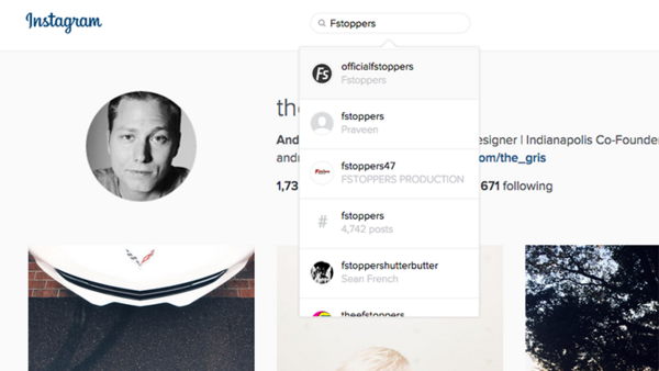 Instagram Redesigned Profiles for Web, Finally Add Search Capabilities