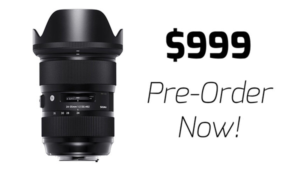 Sigma Amazes with Pricing for World's First Full-Frame f/2 Zoom Lens: $999