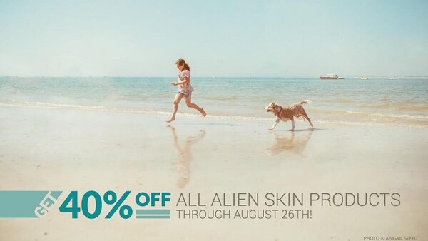 Alien Skin Products Are 40% Off Through August 26th