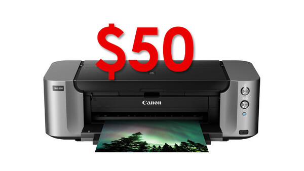 Get The $400 Canon Pro-100 Printer For $50 Right Now