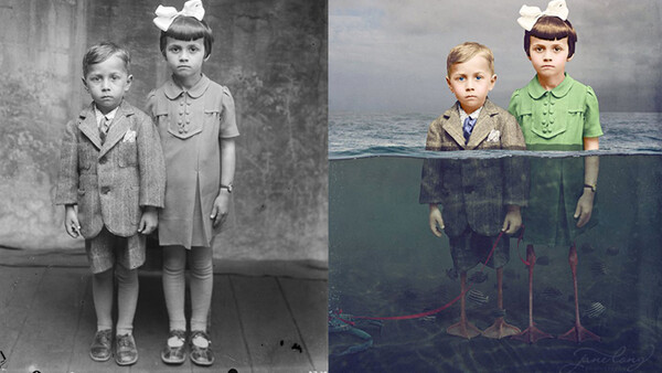 Photographer Colorized Old Photos While Adding Beautifully Surreal Narratives