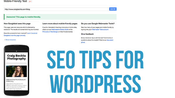SEO Tips for Photographers Using WordPress