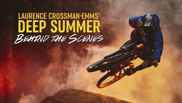 Behind the Scenes Mountain Bike Photography Shoot Uses Elements of Fire, Water, Air, and Night