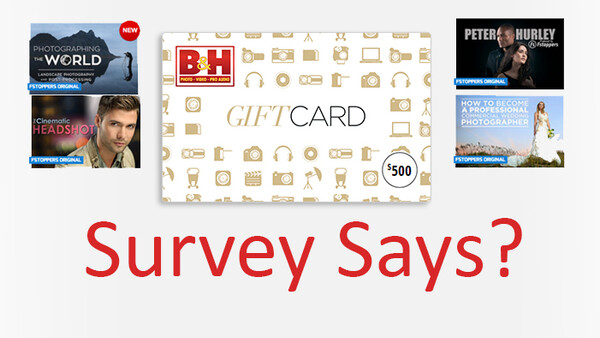 Win a $500 B&H Gift Card, Free Tutorials, and an Instant Fstoppers Discount
