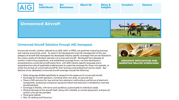 AIG Insurance Can Now Cover Your Drone and the Liability That Comes with It