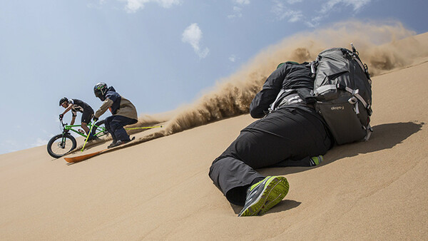 Behind the Scenes with Photographer Craig Kolesky Shooting Skiing and Biking in the African Desert