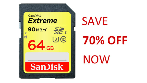 There is a Fantastic Black Friday Deal on SanDisk Memory Cards on Amazon Right Now