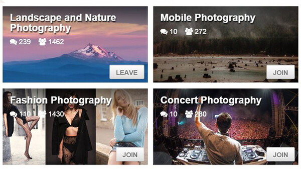 Join the Fstoppers Community and Explore Photography Groups