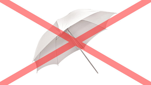 Why I Don't Use Umbrellas as Photography Light Modifiers