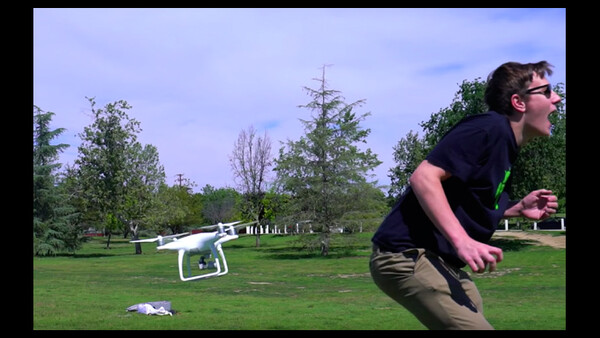 Crashing a $1400 DJI Phantom 4 Quadcopter Drone On Purpose