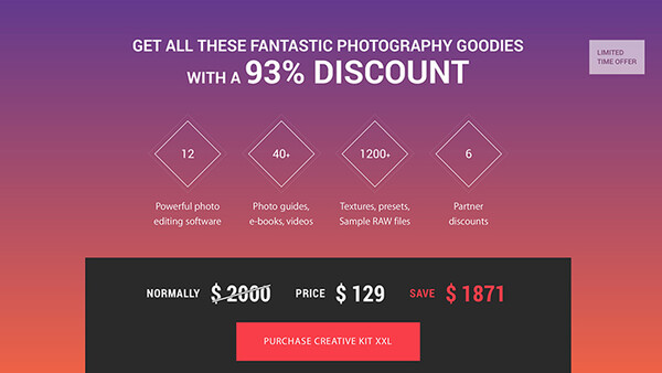 Save 93% on MacPhun's Creative Kit XXL Bundle