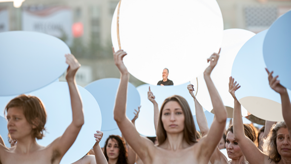 100 Women Pose Nude in Art Installation [NSFW]