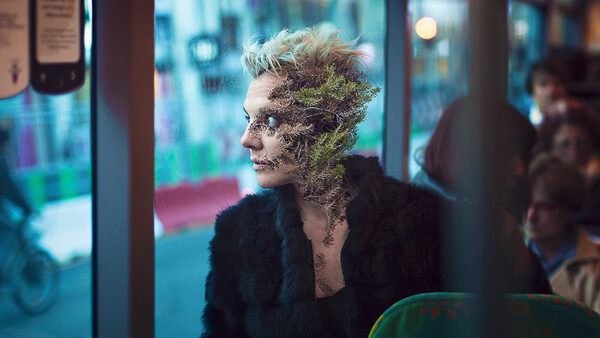 Photographer Creates Eye-Catching Organic Portraits Using Plant Life