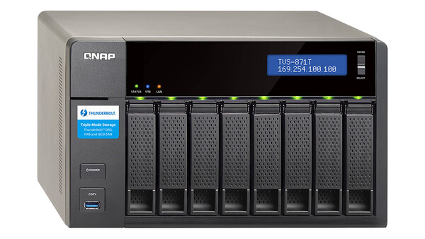 QNAP's TVS-871T Solves All of Your Home and On-the-Go Data Storage Needs