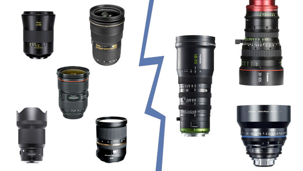 What Is the Difference Between Cinema and Still Lenses?