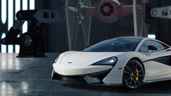Reaching for the Stars with a McLaren - A Different Take on Automotive Compositing
