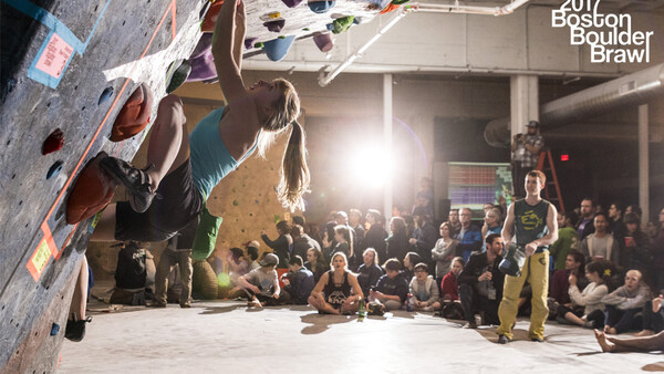 Photographing an Indoor Rock Climbing Boulder Competition