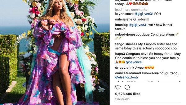Is Beyoncé's Twins Reveal Image Any Good?