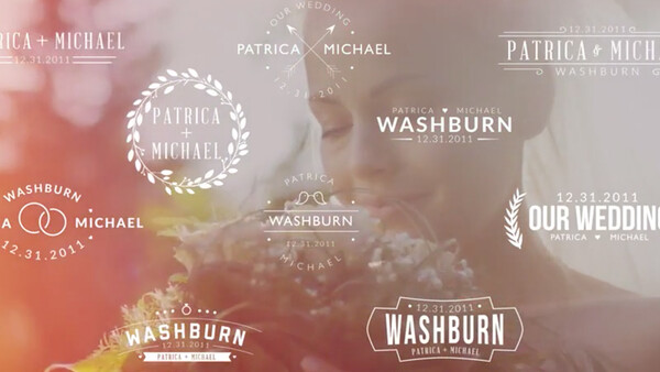 Download These 5 Free Wedding Titles and 16 Free Light Leaks