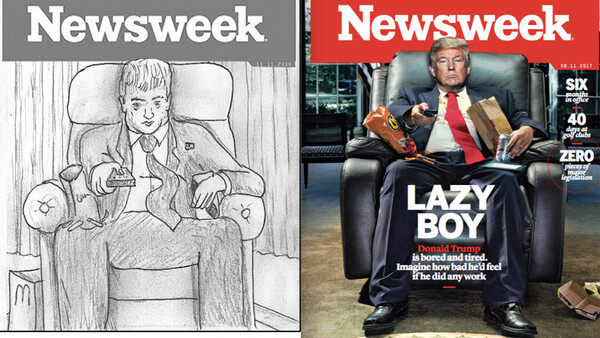 C.J. Burton Reveals How He Created His Viral Donald Trump Cover for Newsweek
