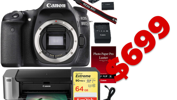 Canon 80D and Pro-100 Printer On Sale For $750 Today Only