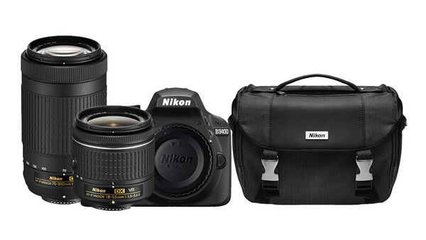Nikon D3400 DSLR And Two Lenses For $399.99