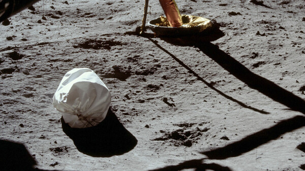 The First Photograph Taken on the Moon by Neil Armstrong Featured a Trash Bag