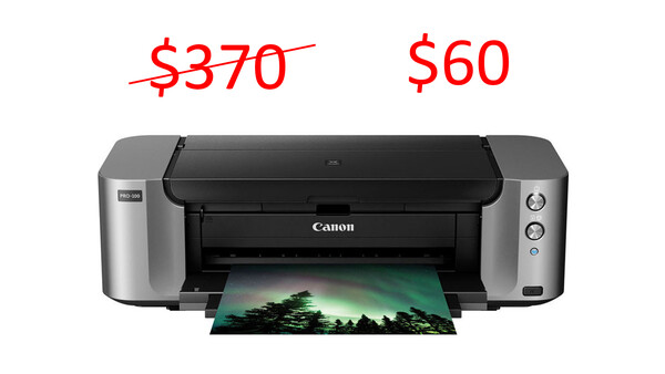 Get a Canon PIXMA PRO 100 Printer for only $60 - Limited Time Offer