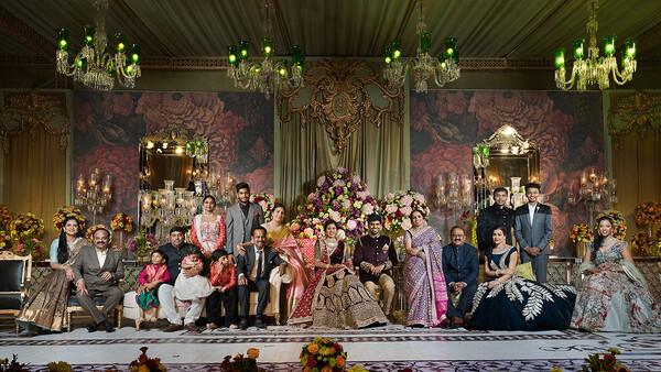 Shooting Family Photos in a Wedding