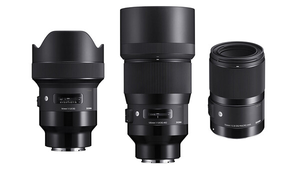 Sigma 14mm f/1.8, 135mm f/1.8, and 70mm f/2.8 Macro Art Lenses for Sony E-Mount Now Shipping