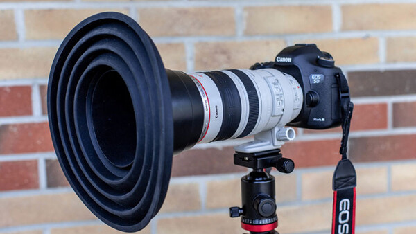 Meet the Lens Hood That Prevents Reflection When Shooting Through Glass