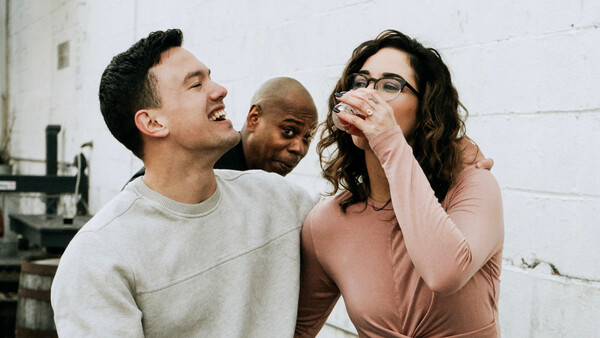 Dave Chappelle Photobombs Engagement Shoot