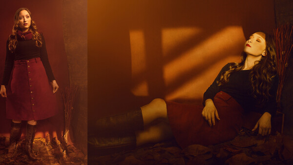 How I Shot This Fall Editorial in My Living Room
