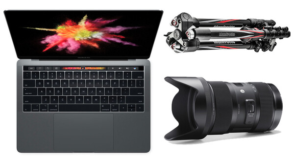 Get Great Deals on a MacBook Pro, Sigma Art Lens, and Carbon Fiber Tripod Today Only