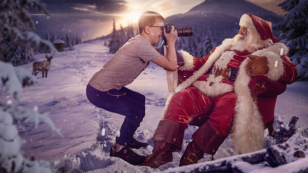 Santa's Photographers Get a Jump on Spreading Happiness and Joy to Hospitalized Children