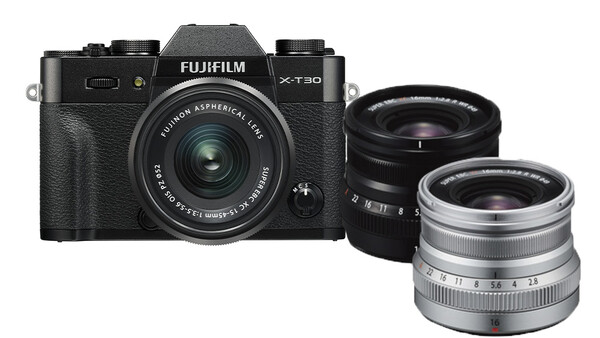 Fujifilm Announces the X-T30 Camera, 16mm f/2.8 Lens, and Firmware 4.1 for the X-T3