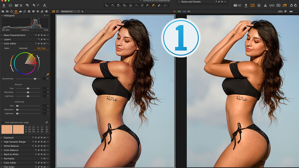 How to Fix Skin Tone and Get Perfect Portrait Skin Easily: Capture One
