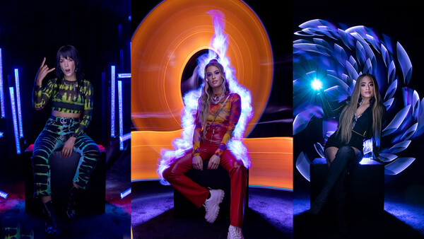These Celebrity Light-Painting Portraits Were Photographed in a Single Take