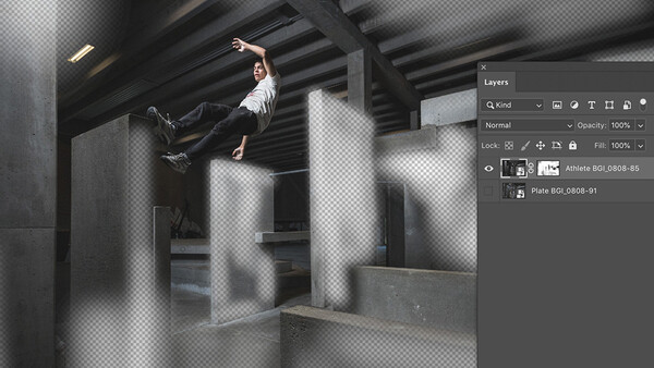 How a Photoshop Noob Composited This Series of Action Photos