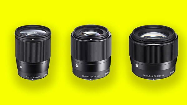 Sigma Announces Three New Prime Lenses for Canon EF-M Mount Cameras