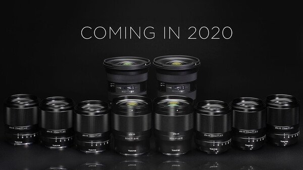 Tokina Unveils Expansive Lens Road Map, All to Be Released in 2020