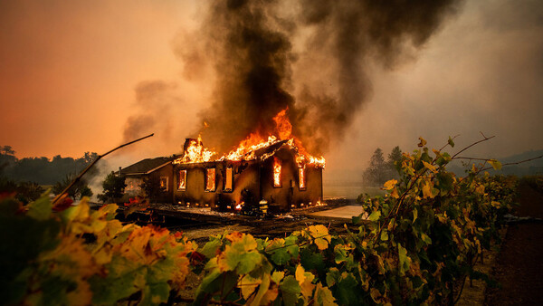 The Surreal Photos Taken by the Man Documenting the World's Most Devastating Wildfires
